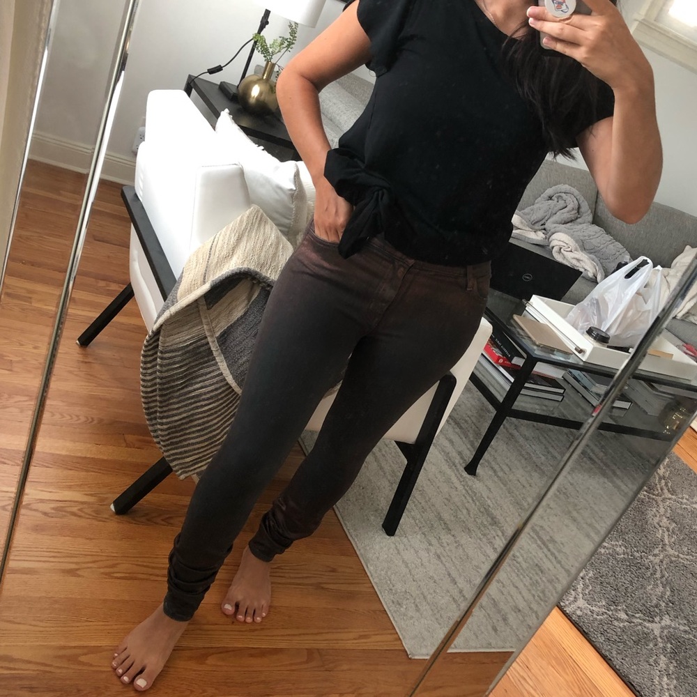 Koral Coated Iridescent Jeans